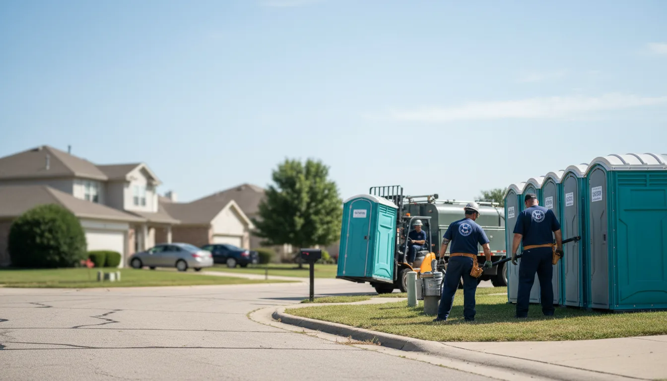 Porta Potty Rental in Bellflower, IL near me